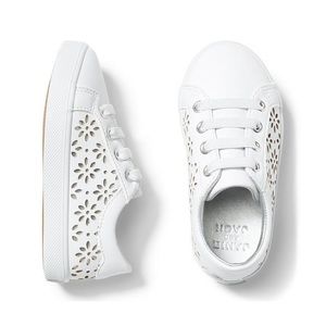 Janie & Jack Eyelet Sneakers